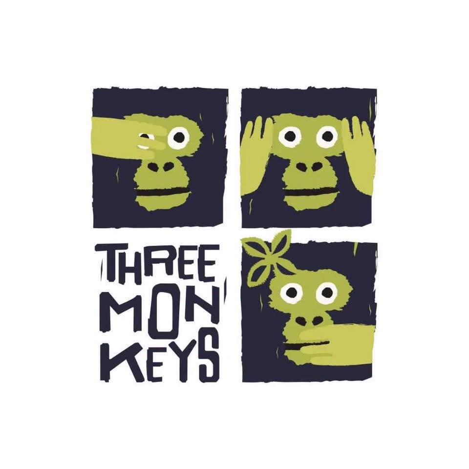 Three Monkeys Restaurant logo